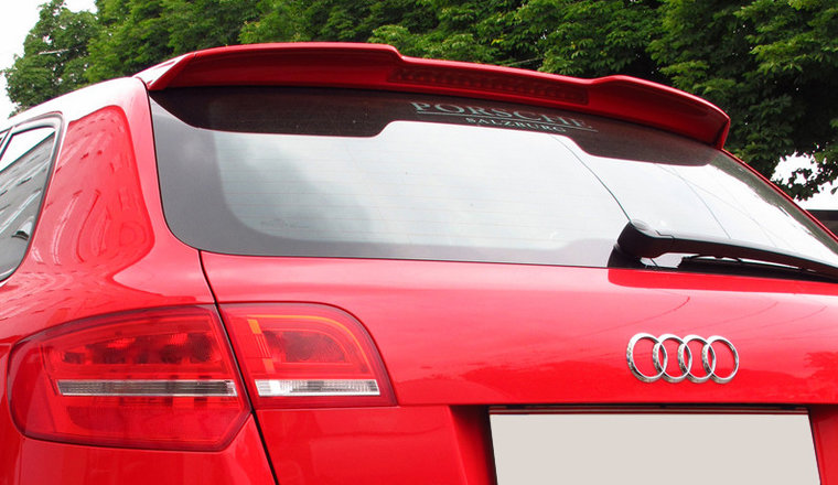 Opvoeding Zichtbaar Niet essentieel Achterklep spoiler dakspoiler Audi A3 8P Sportback RS3 look - rsautodesign